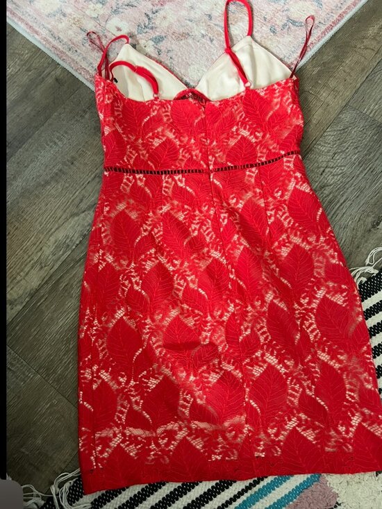 By the Way Revolve red lace mini dress By the Way Revolve red lace mini dress